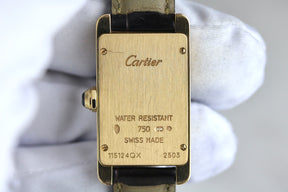 2010 Cartier W2607456 Tank Americaine 19mm Rose Gold with Papers