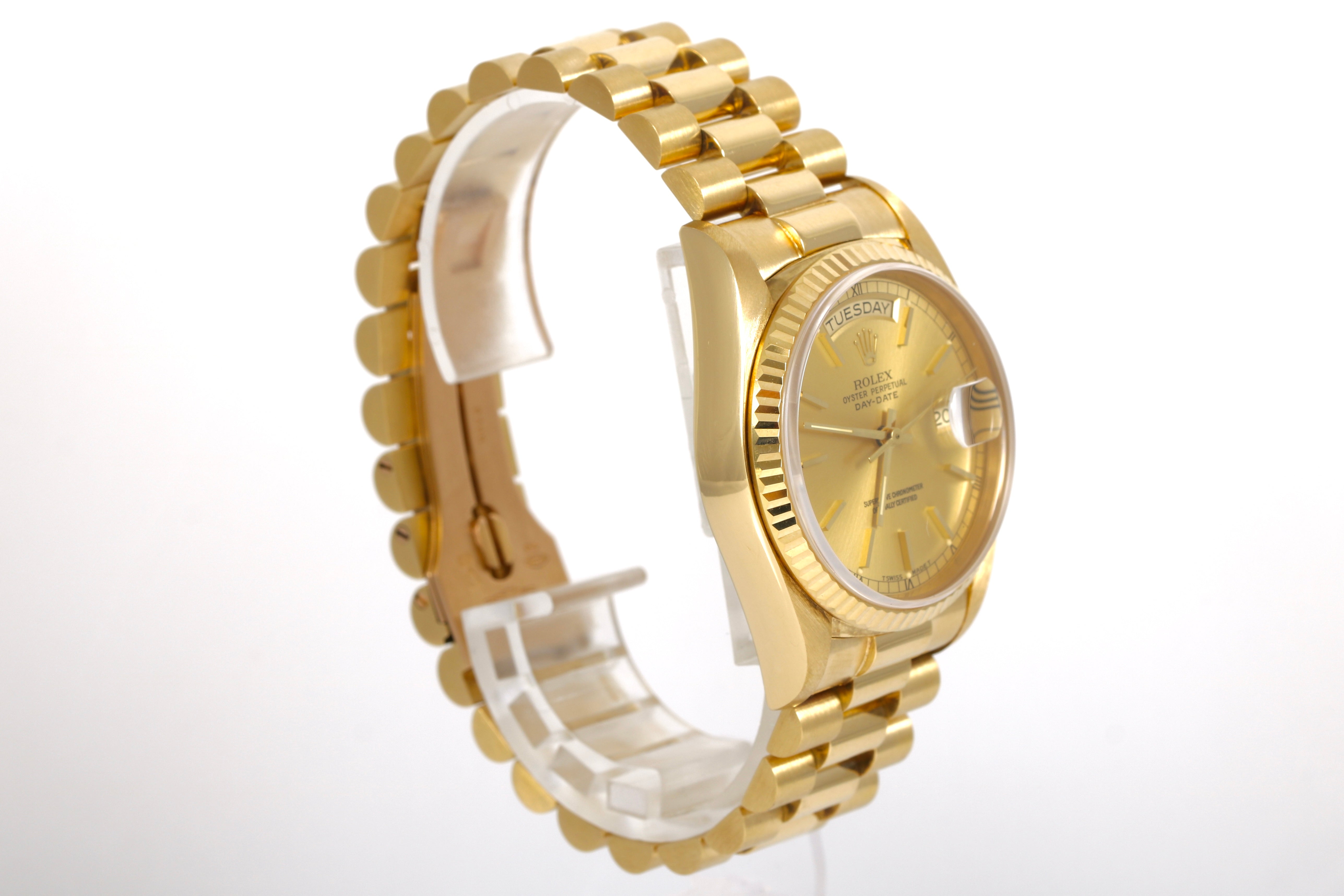 1985 Rolex Day-Date 36mm - 18038 (Champagne)