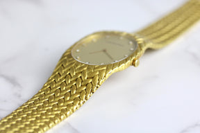 1980s Audemars Piguet 18K Yellow Gold Cobra Original Diamond Dial