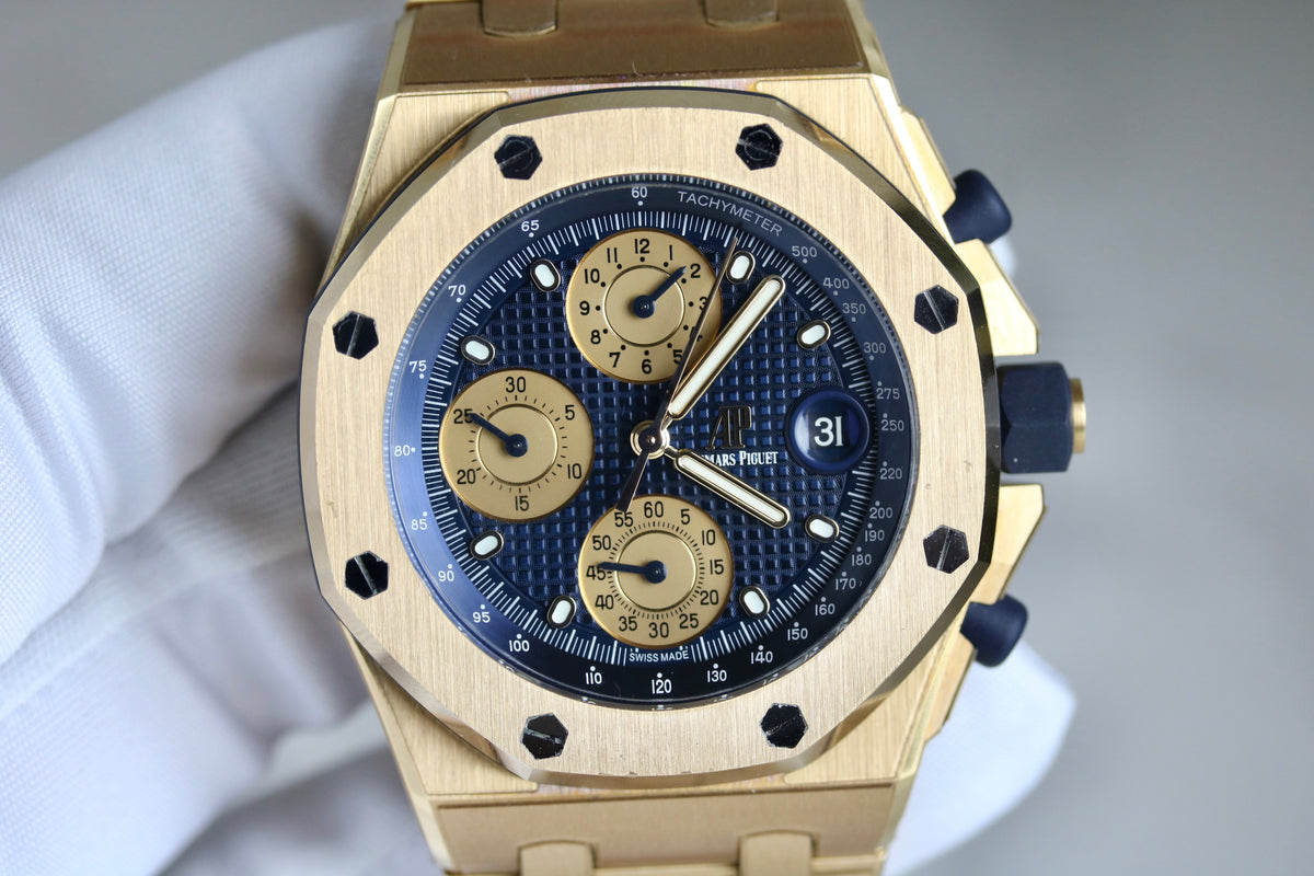 2022 Audemars Piguet 26238OR Royal Oak Offshore Blue Dial with Box & Papers