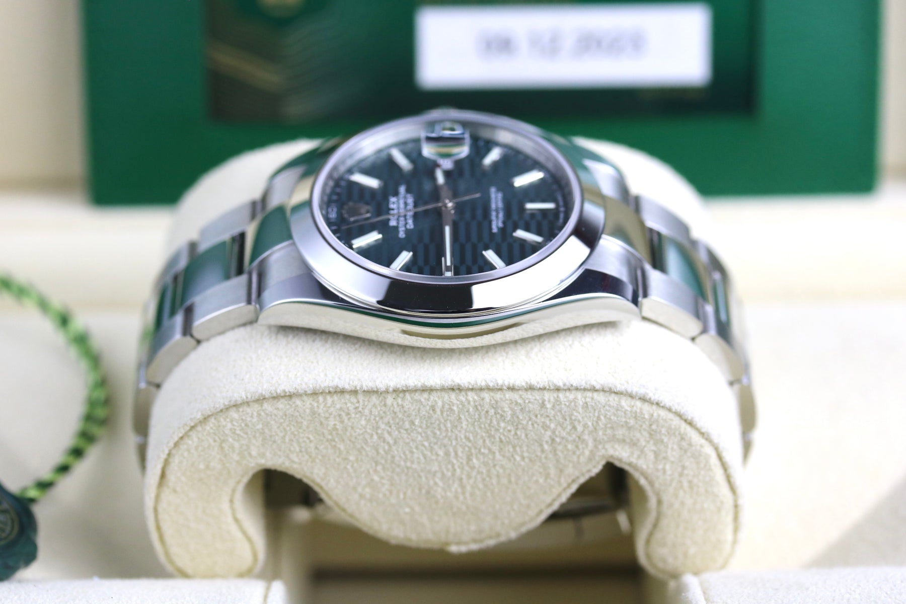 2023 Rolex 126300 Datejust 41mm Green Motif Dial with Box & Papers