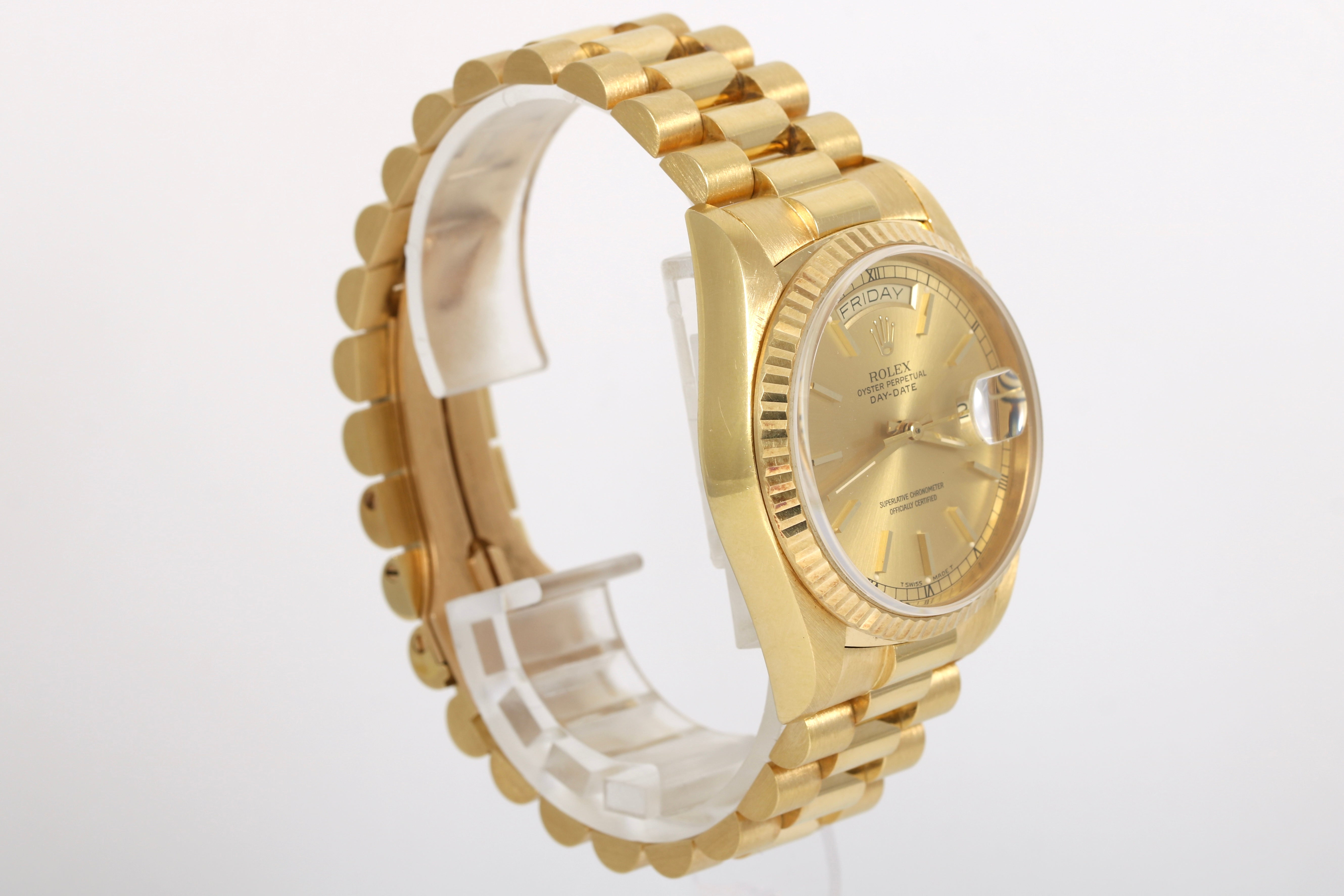 1987 Rolex Day-Date 36mm - 18038 (Champagne)