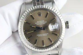 1983 Rolex 16030 Datejust 36mm Mocha with Box