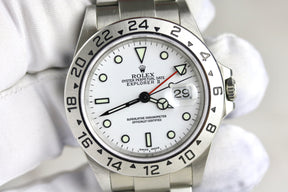 2002 Rolex 16570 Explorer II Polar with Box & Papers