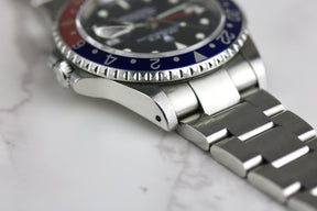 2002 Rolex 16710 GMT-MASTER II Pepsi with Box & Papers