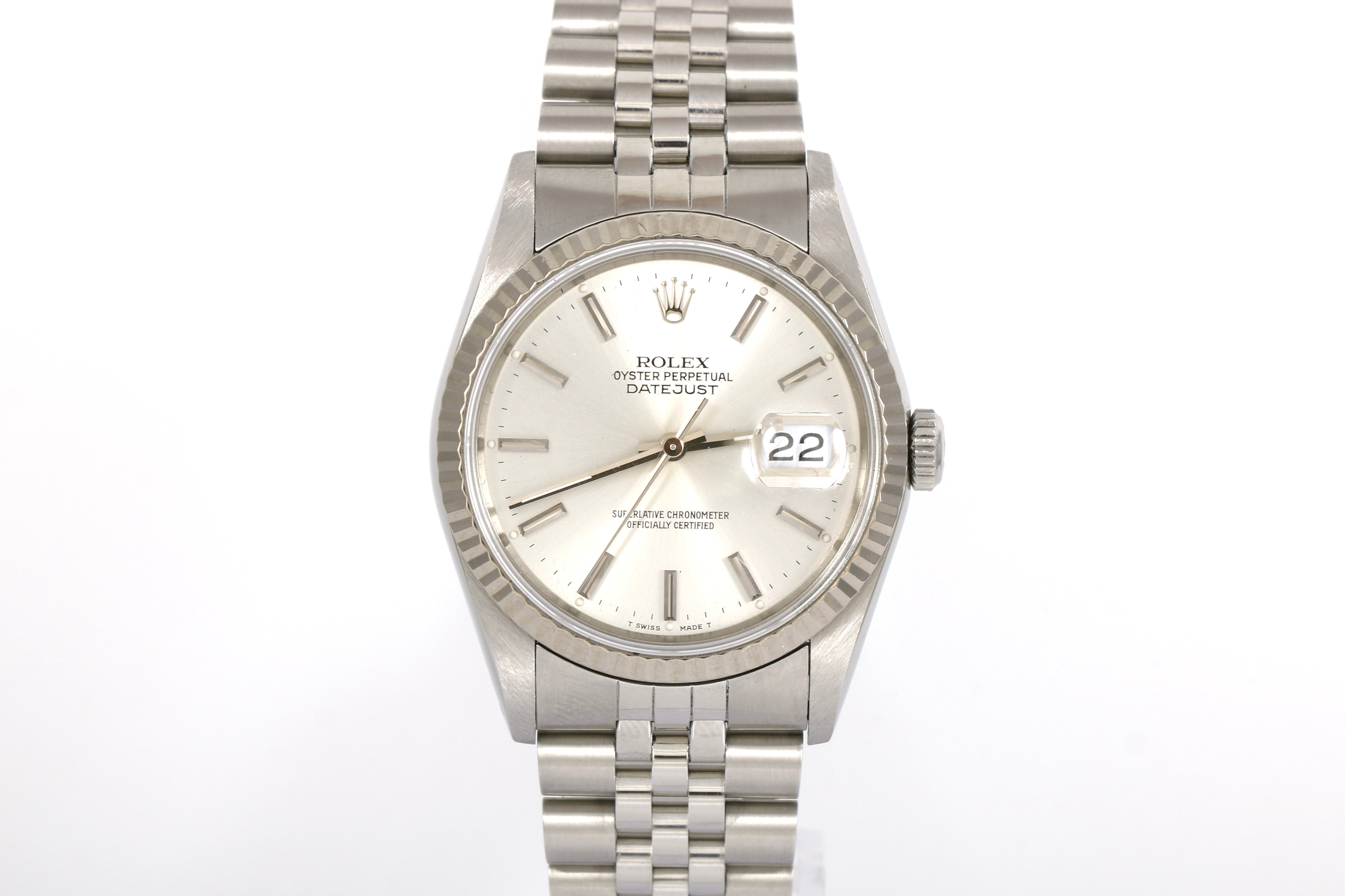 1990 Rolex Datejust 36mm - 16234 (Silver)