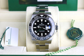 UNWORN 2024 Rolex 126710GRNR GMT-MASTER II Bruce Wayne with Box & Papers