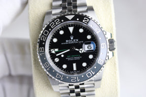 UNWORN 2024 ROLEX 126710GRNR GMT-MASTER II Bruce Wayne with Box & Papers