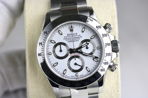 2009 Rolex 116520 Daytona White Dial with Box & Papers