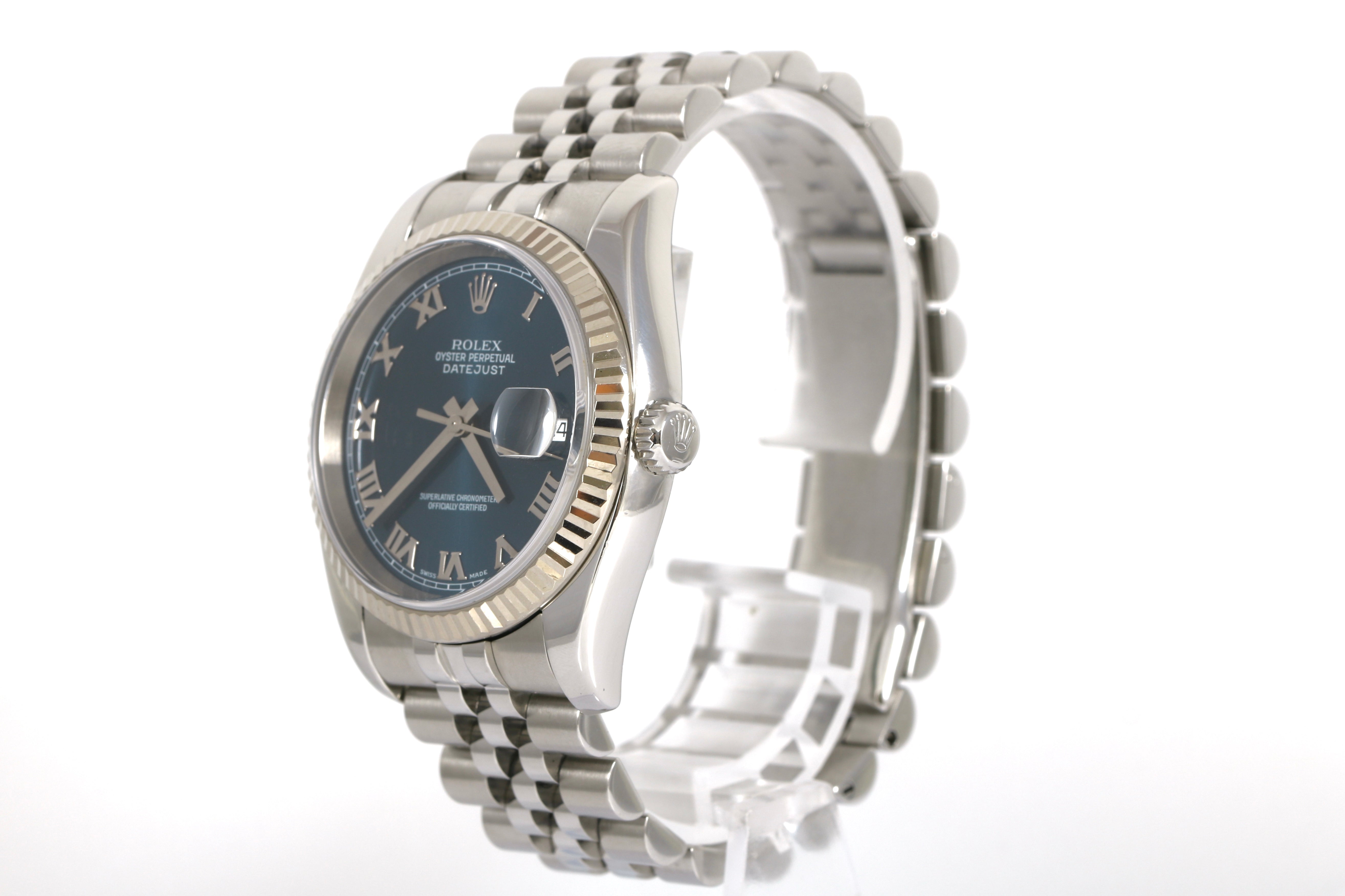 2005 Rolex Datejust 36 Super Jubilee - 116234 (Blue Roman)
