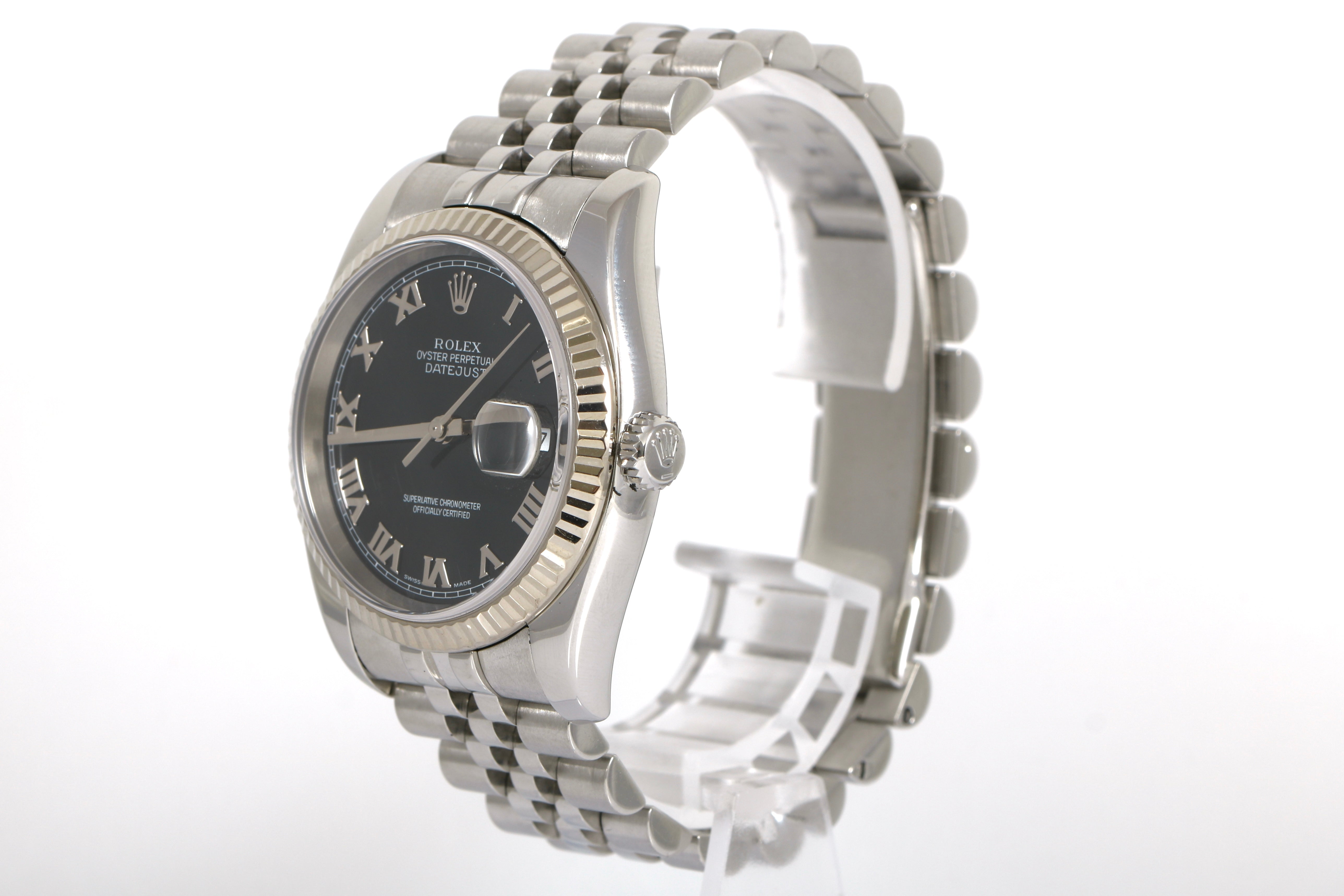 2005 Rolex Datejust 36mm - 116234 (Black Roman)