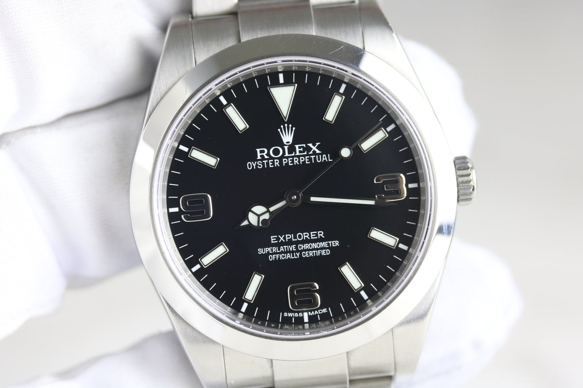 Rolex 214270 Explorer 39mm MK-1 Dial with Box & RSC(2021)