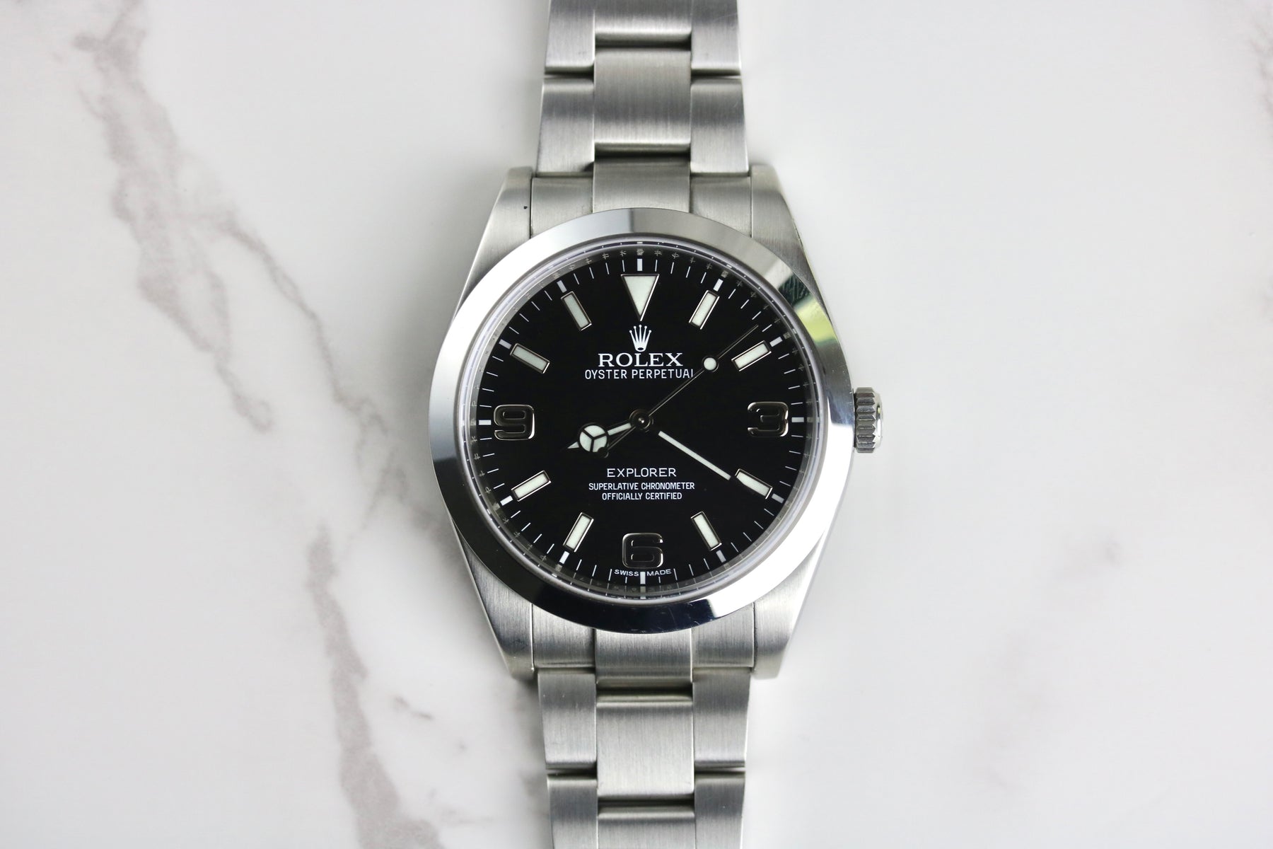 Rolex 214270 Explorer 39mm MK-1 Dial with Box & RSC(2021)