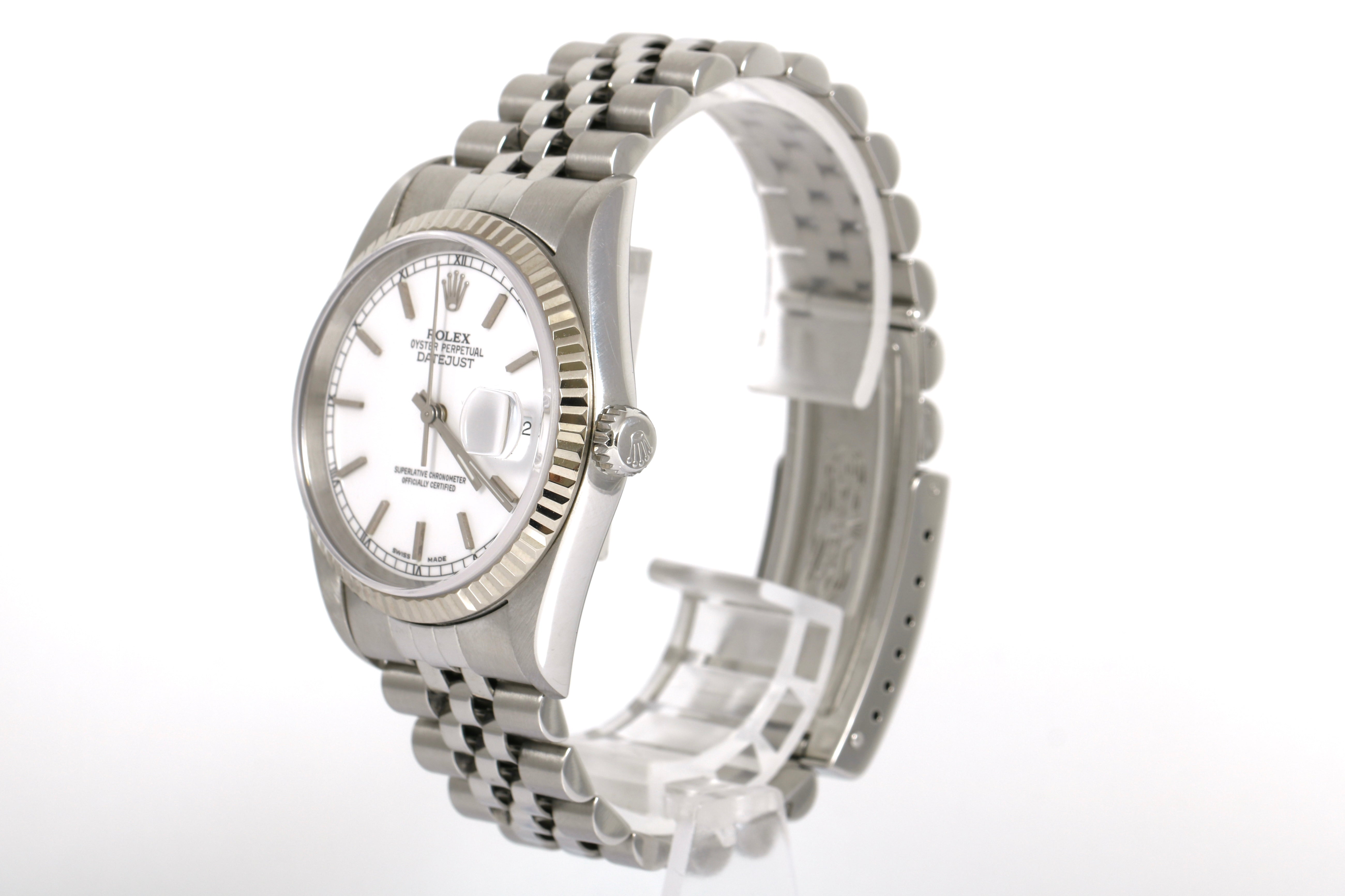 2001 Rolex Datejust 36mm - 16234 (White Stick)