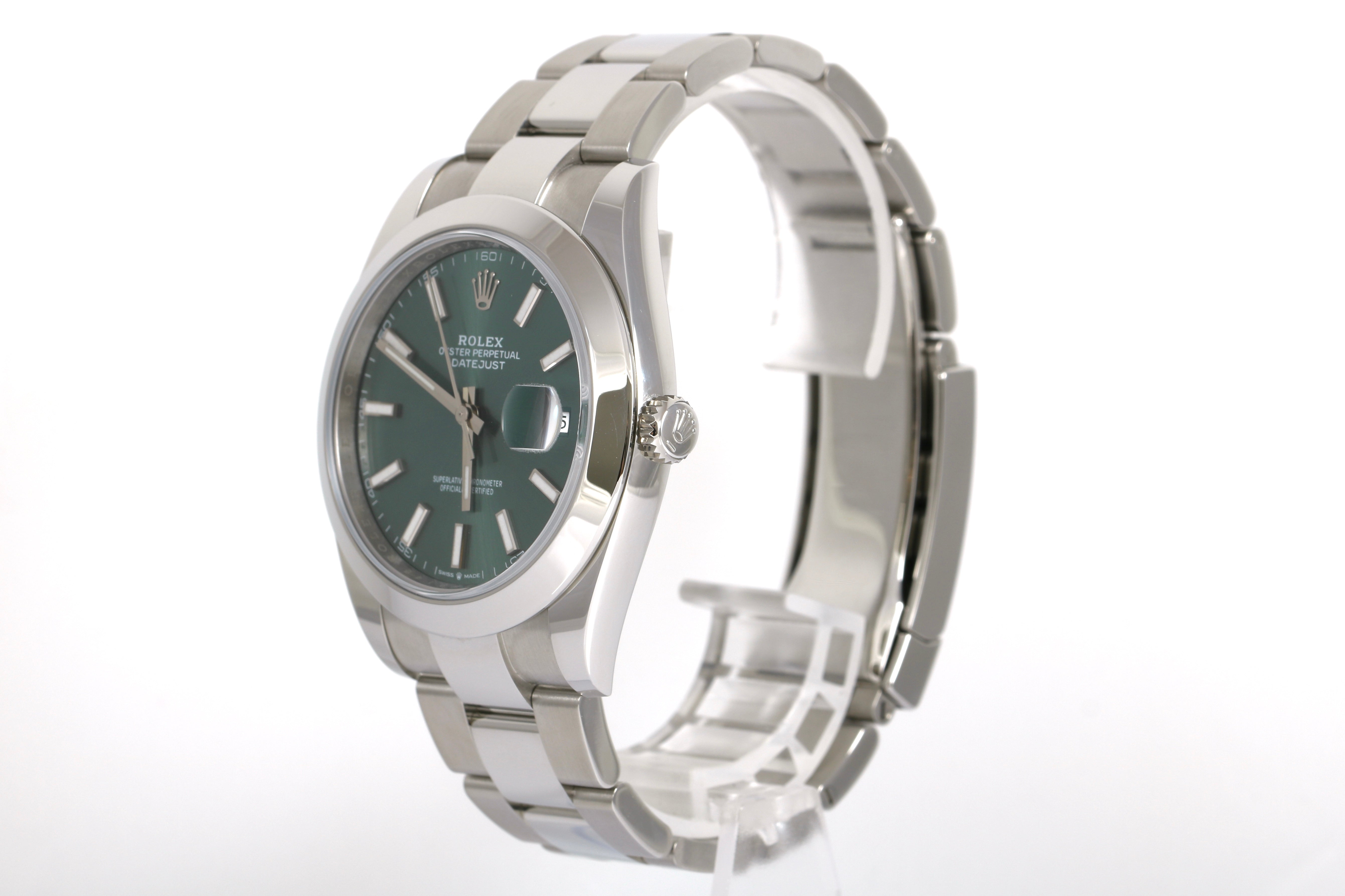 2025 Rolex Datejust 41mm - 126300 (Mint Green)