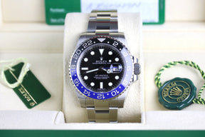 2014 Rolex 116710BLNR GMT-MASTER II Batman with Box & Papers