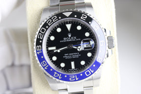 2014 Rolex 116710BLNR GMT-MASTER II Batman with Box & Papers