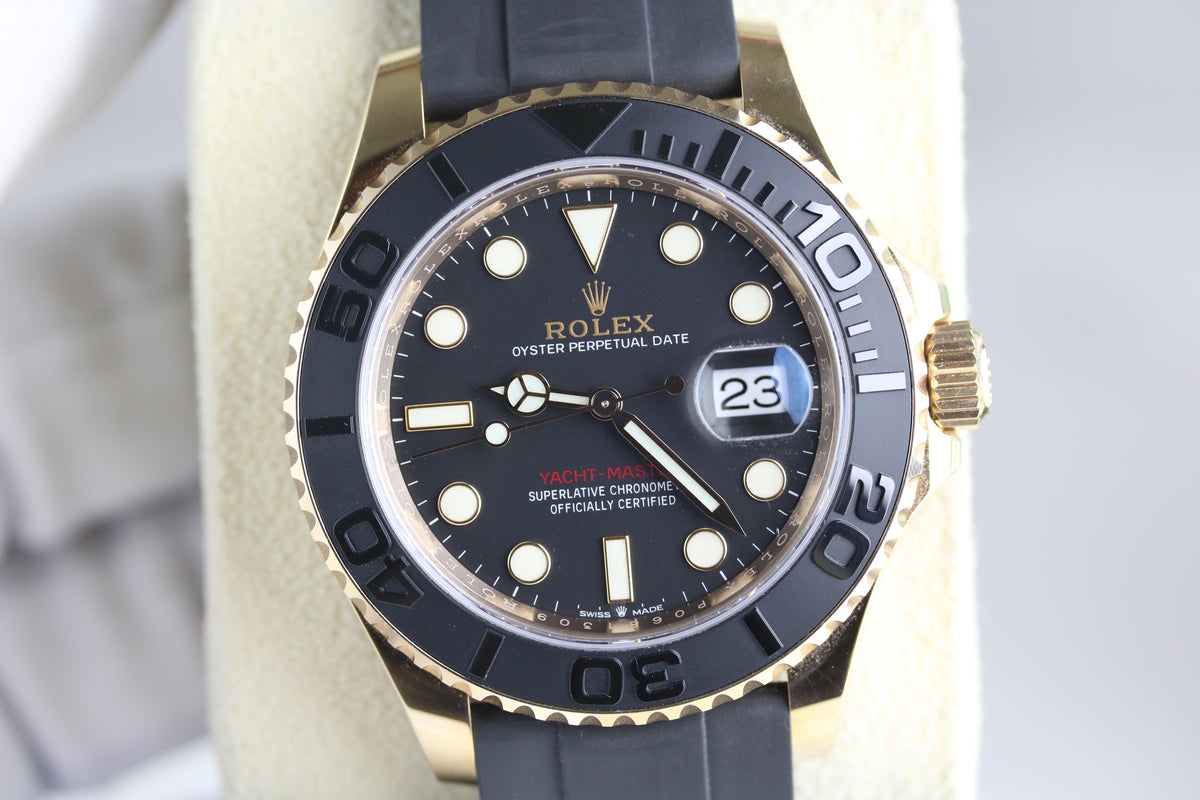 2021 Rolex 126655 Yachtmaster 40mm Oysterflex Band with Box & Papers