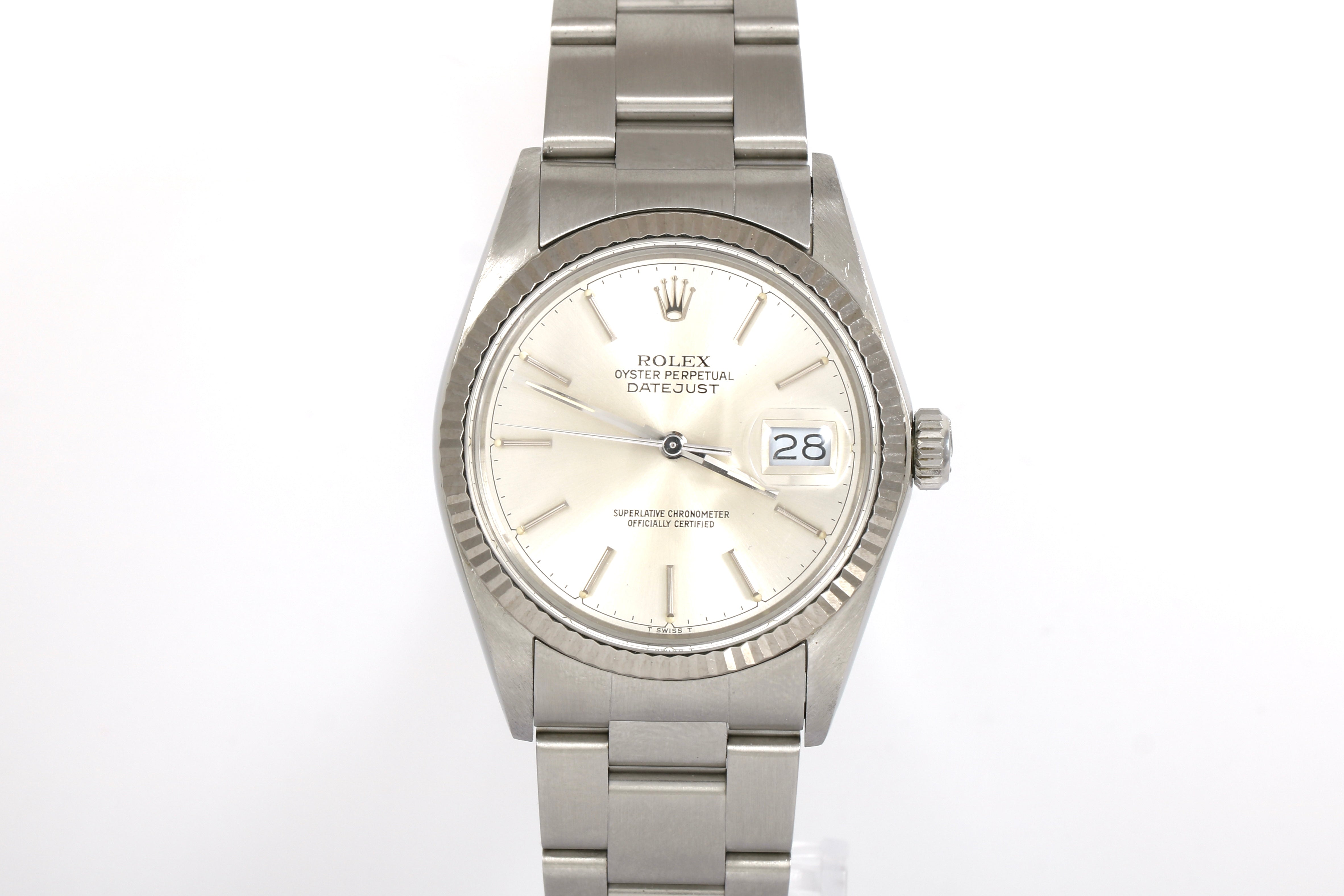 1985 Rolex Datejust 36mm - 16014 (Silver)