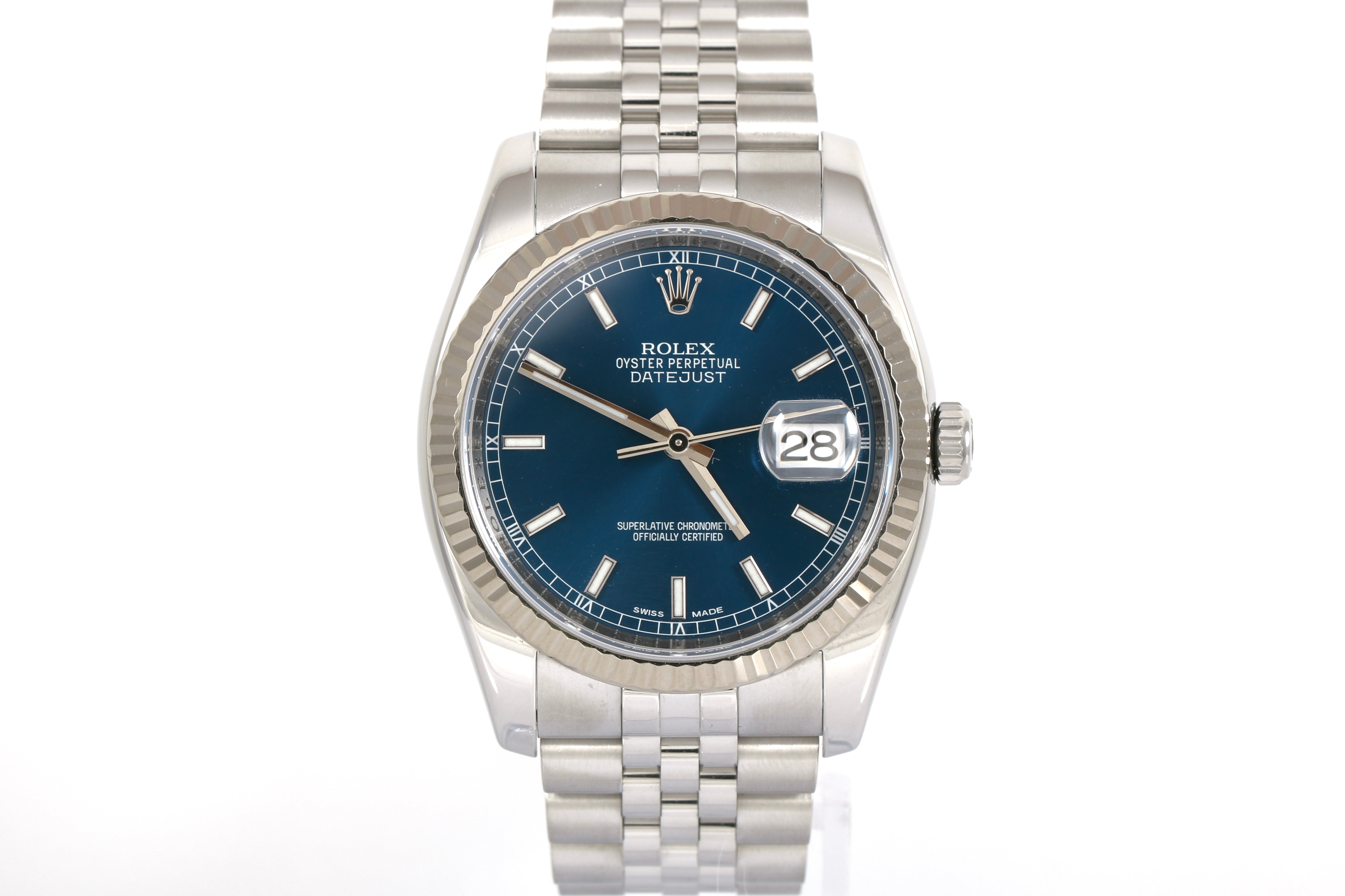 2006 Rolex Datejust 36mm Super Jubilee - 116234 (Blue)