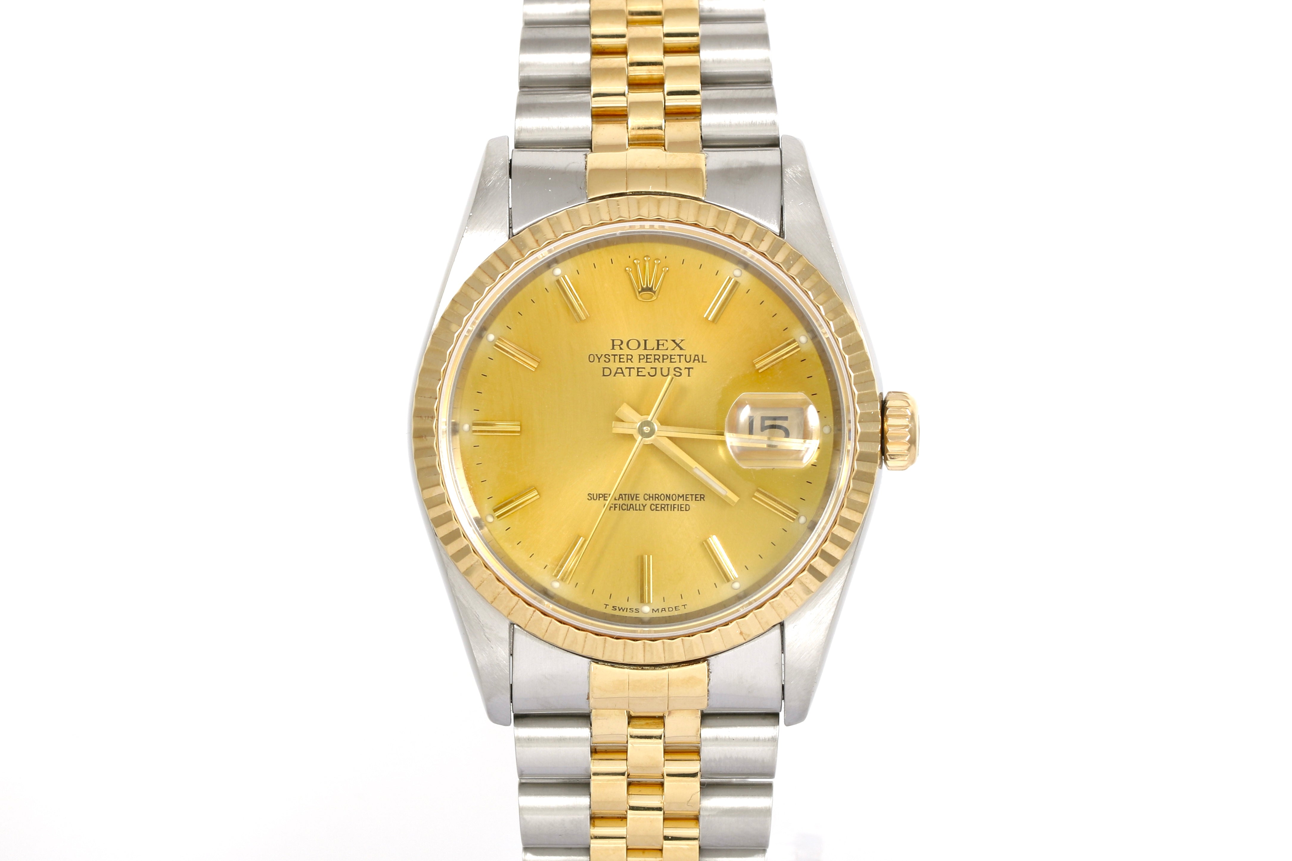 1991 Rolex Datejust 36mm - 16233 (Champagne)