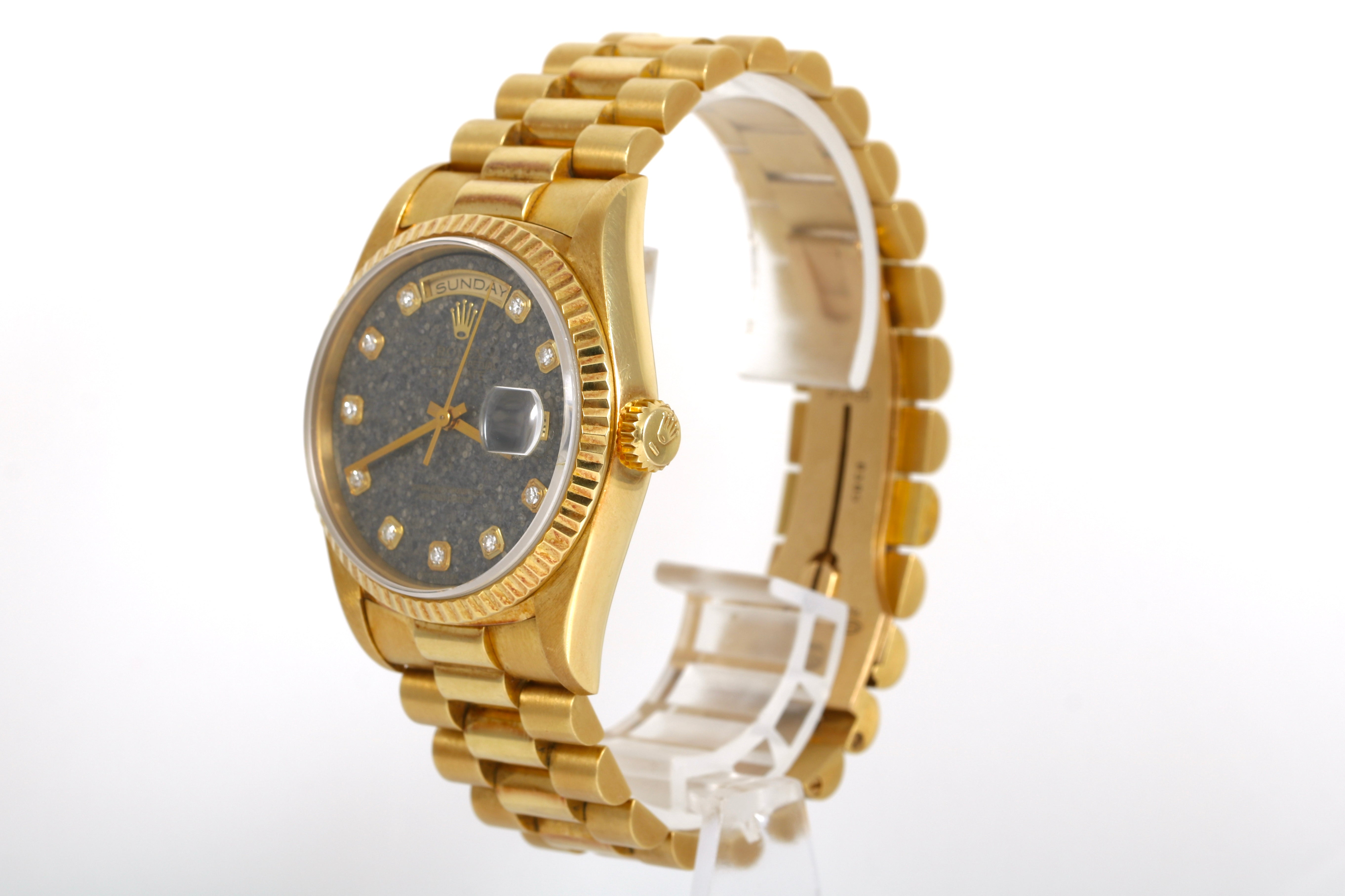 1993 Rolex Daydate 36mm - 18238 (Fossil Dial)