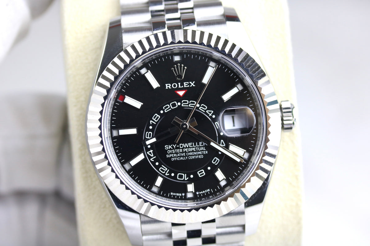 UNWORN 2024 Rolex 336934 Sky-Dweller Black with Box & Papers