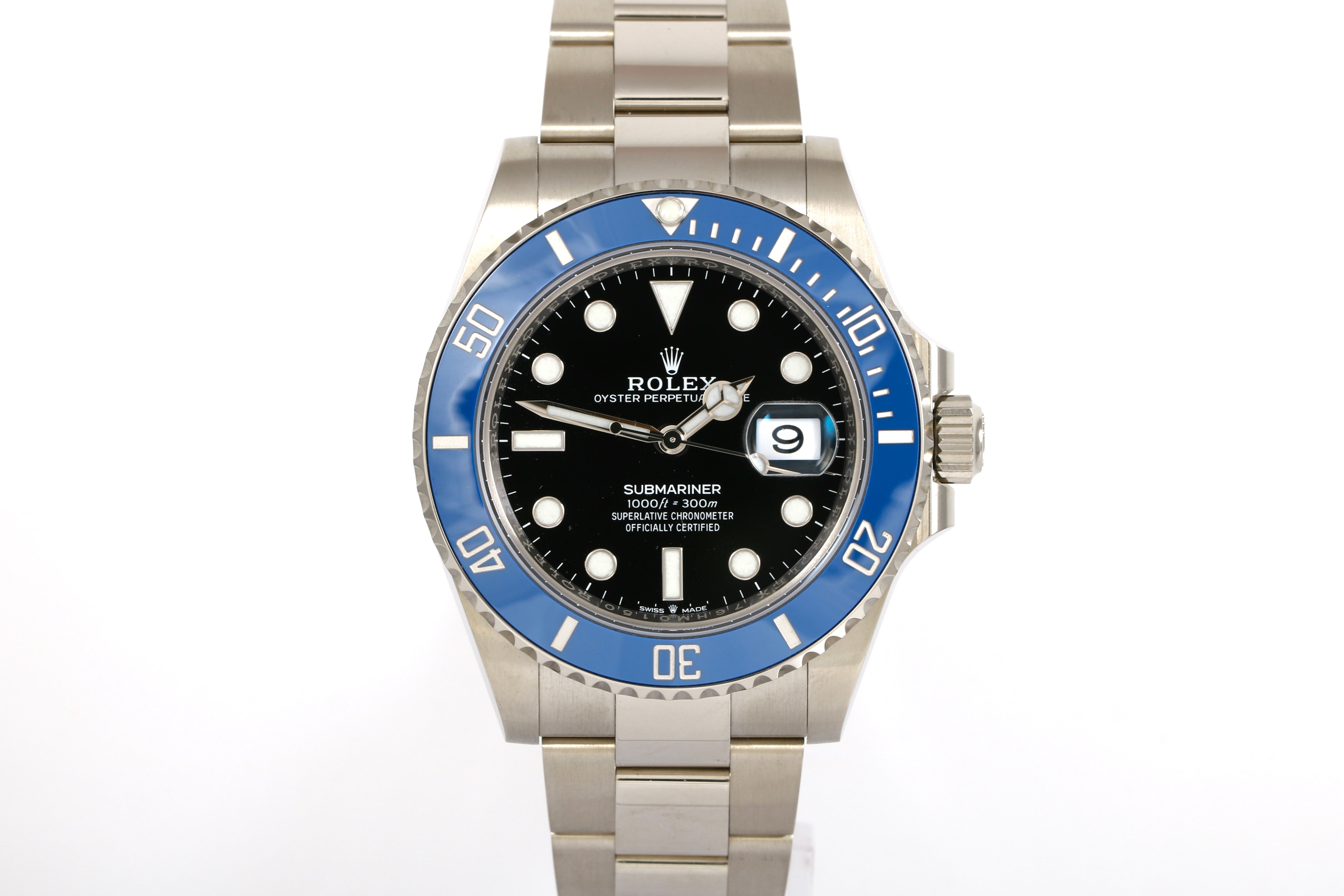 2021 Rolex Submariner 41mm 18K White Gold - 126619LB (Cookie Monster)
