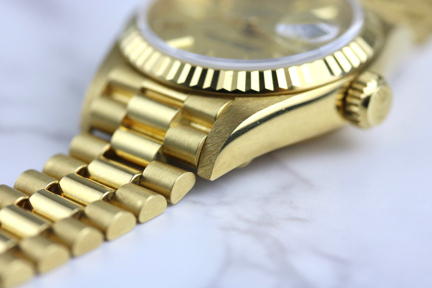 UNPOLISHED 1987 Rolex 69178 Datejust 26mm 18K Yellow Gold