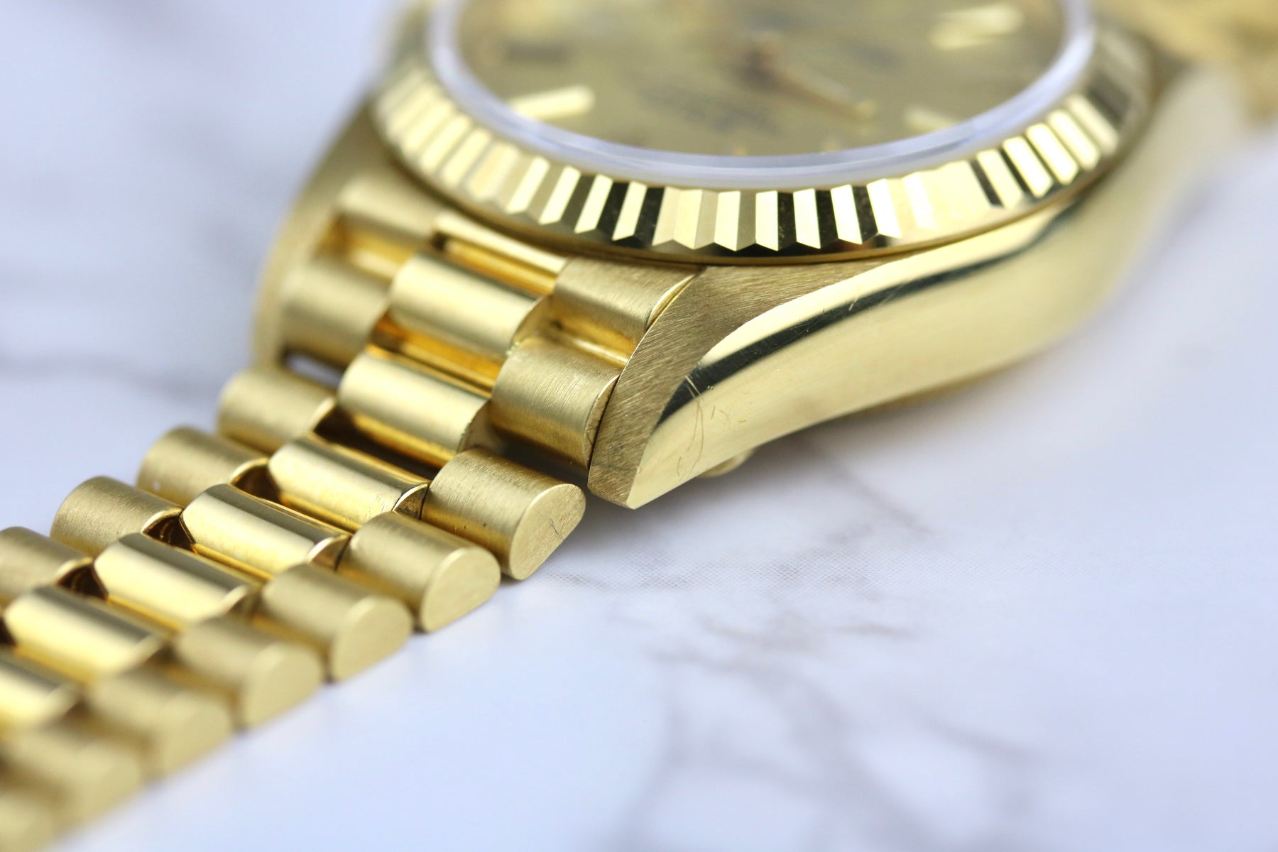 UNPOLISHED 1987 Rolex 69178 Datejust 26mm 18K Yellow Gold