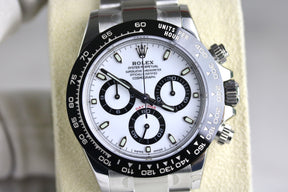 UNWORN Stickered 2022 ROLEX 116500LN Daytona Panda with Box & Papers