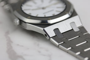 Audemars Piguet 4100ST 35mm Royal Oak Automatic White Dial