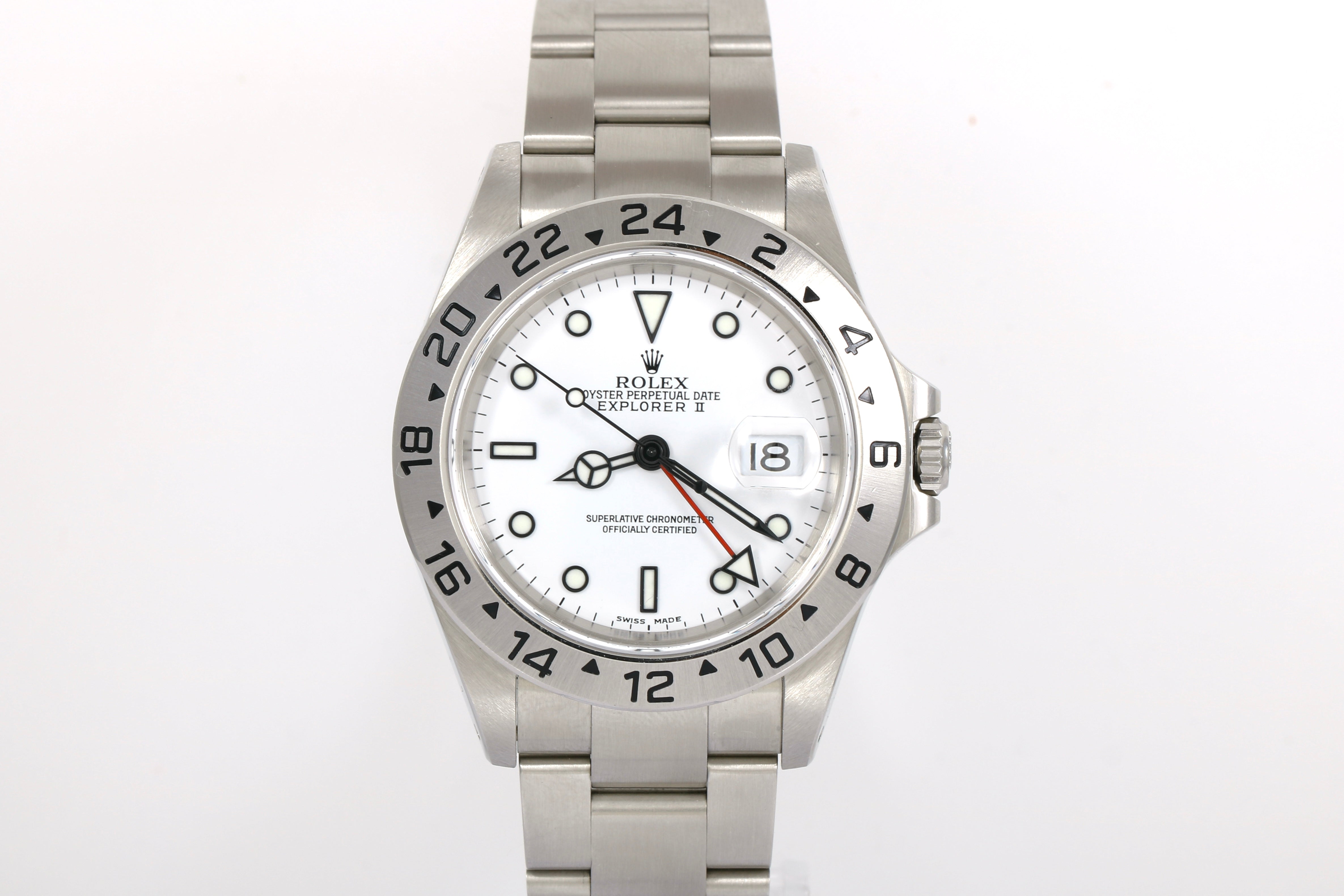 2000 Rolex Explorer II Polar - 16570 (Solid End Links)