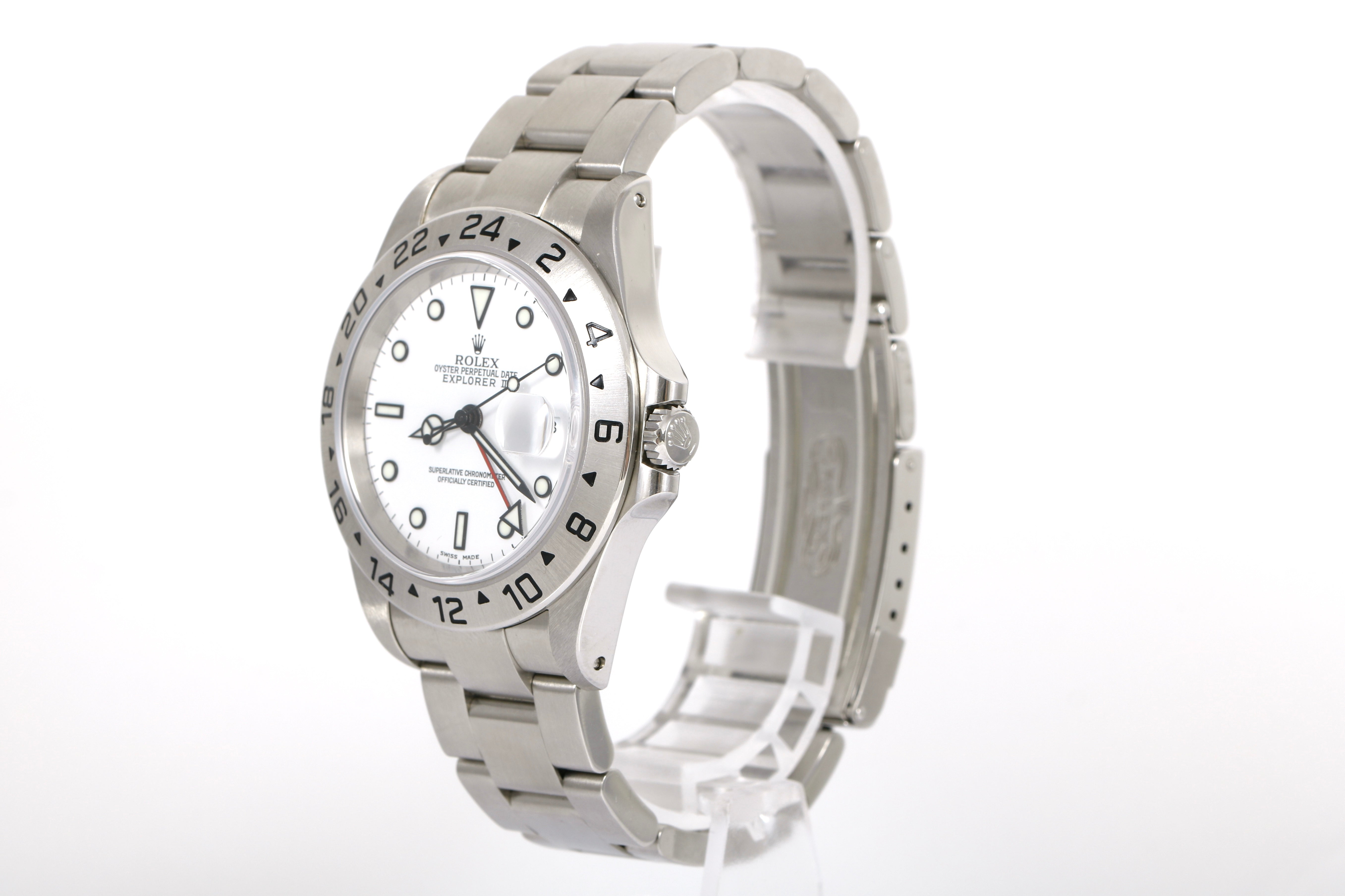 2000 Rolex Explorer II Polar - 16570 (Solid End Links)