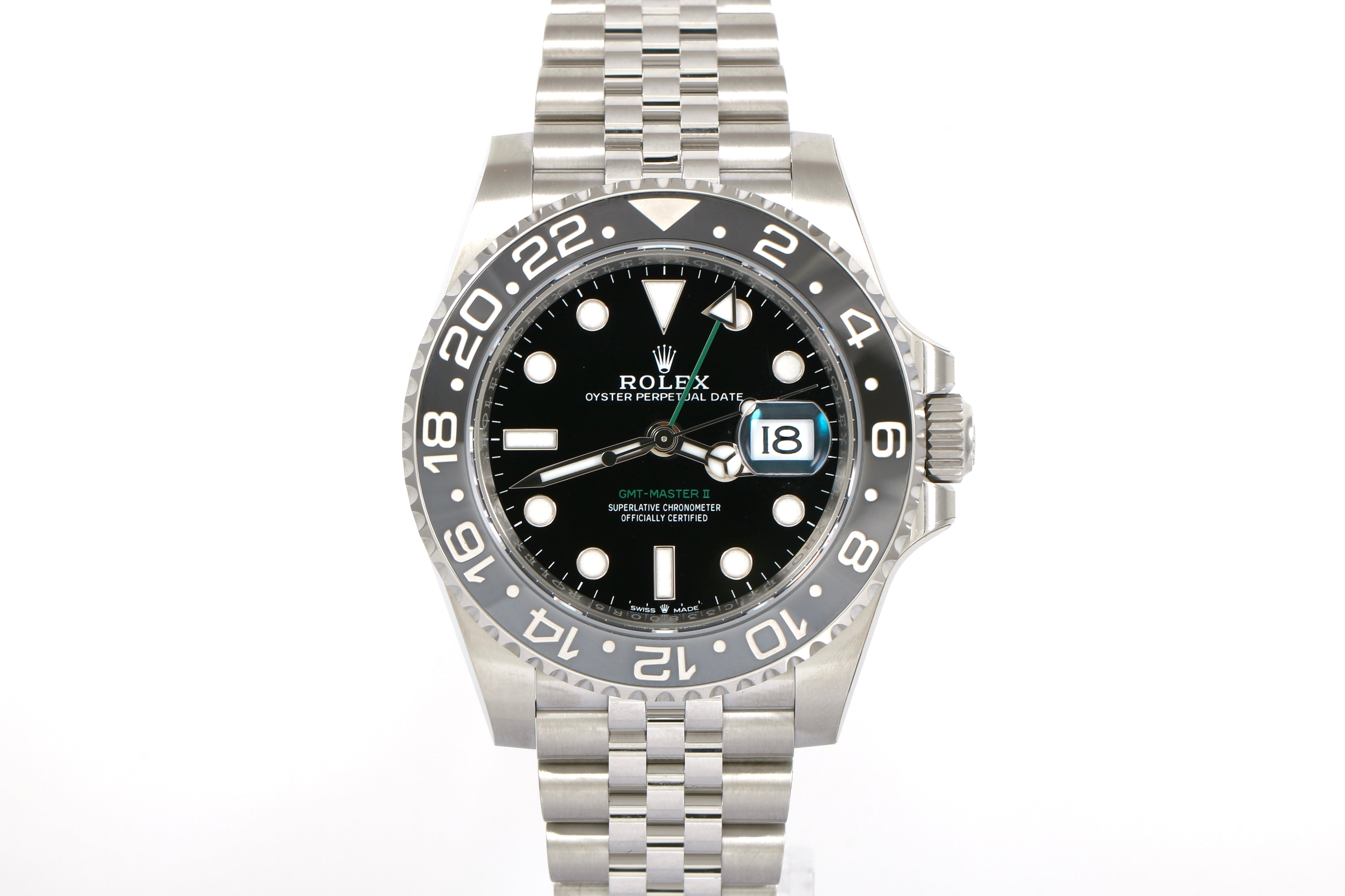 UNWORN 2026 Rolex GMT-MASTER II Jubilee - 126710GRNR (Bruce Wayne)