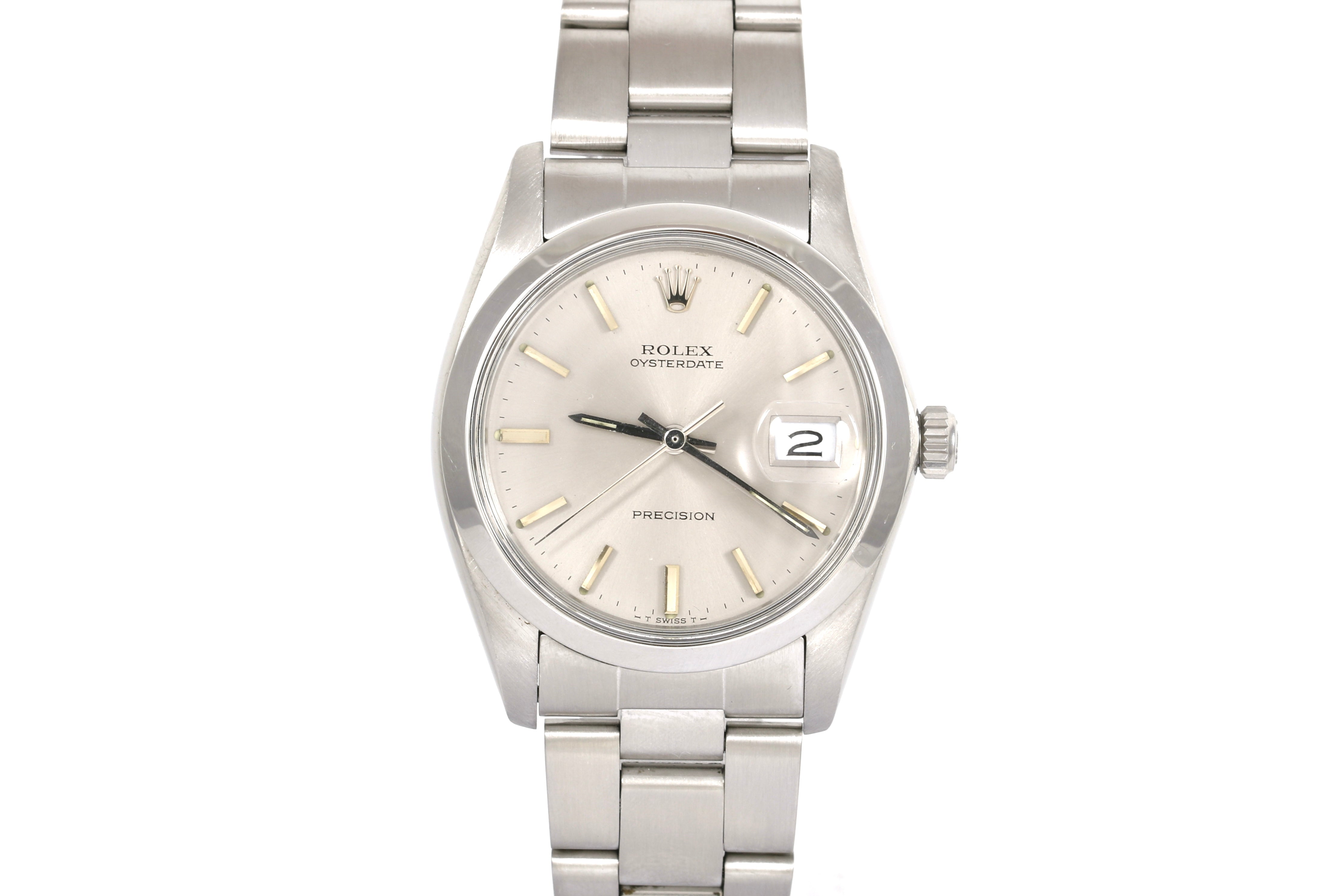1983 Rolex Oyster Perpetual Date 34mm - 6694 (Silver)