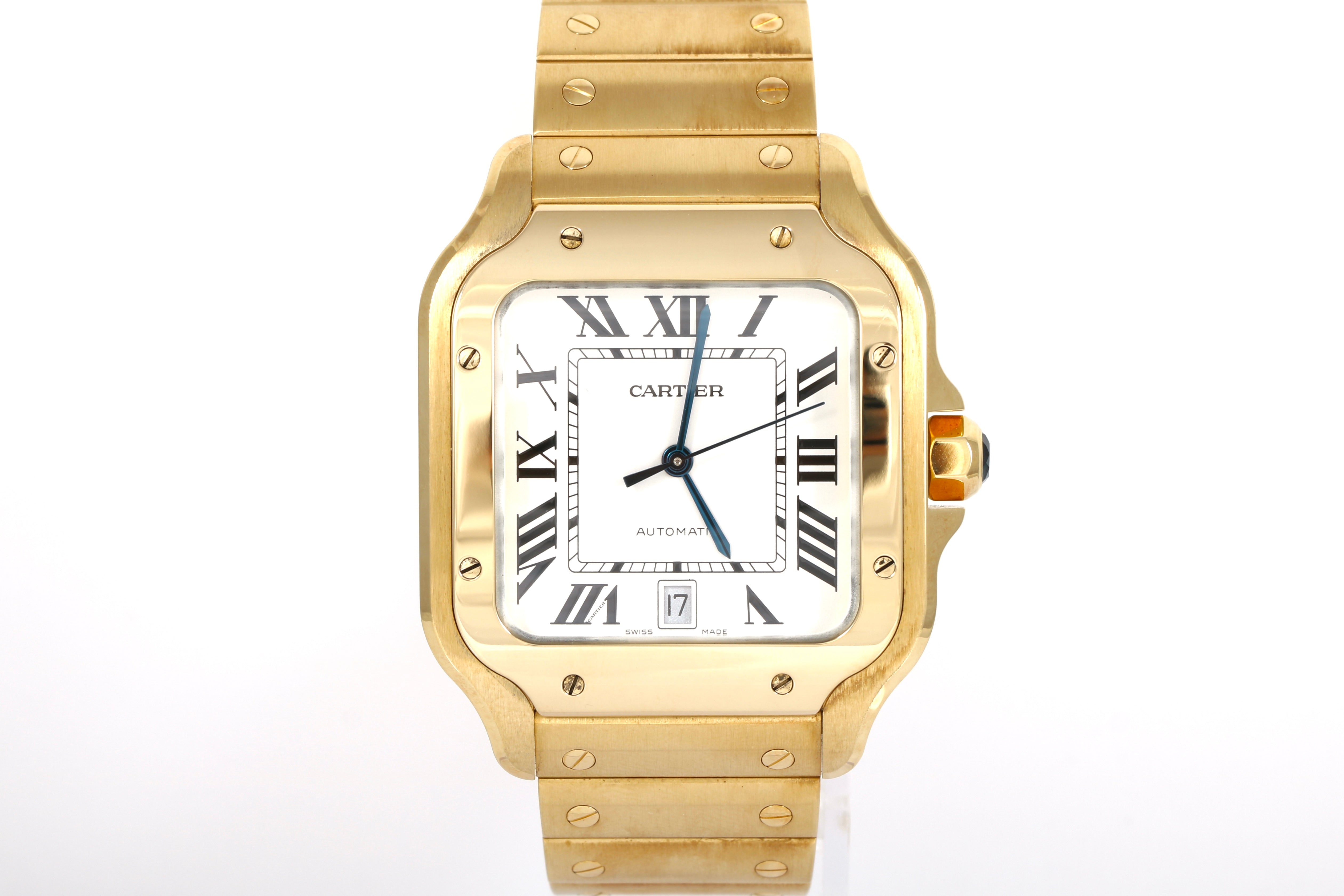 2023 Cartier Santos 39.8mm 18K Yellow Gold - WGSA0029