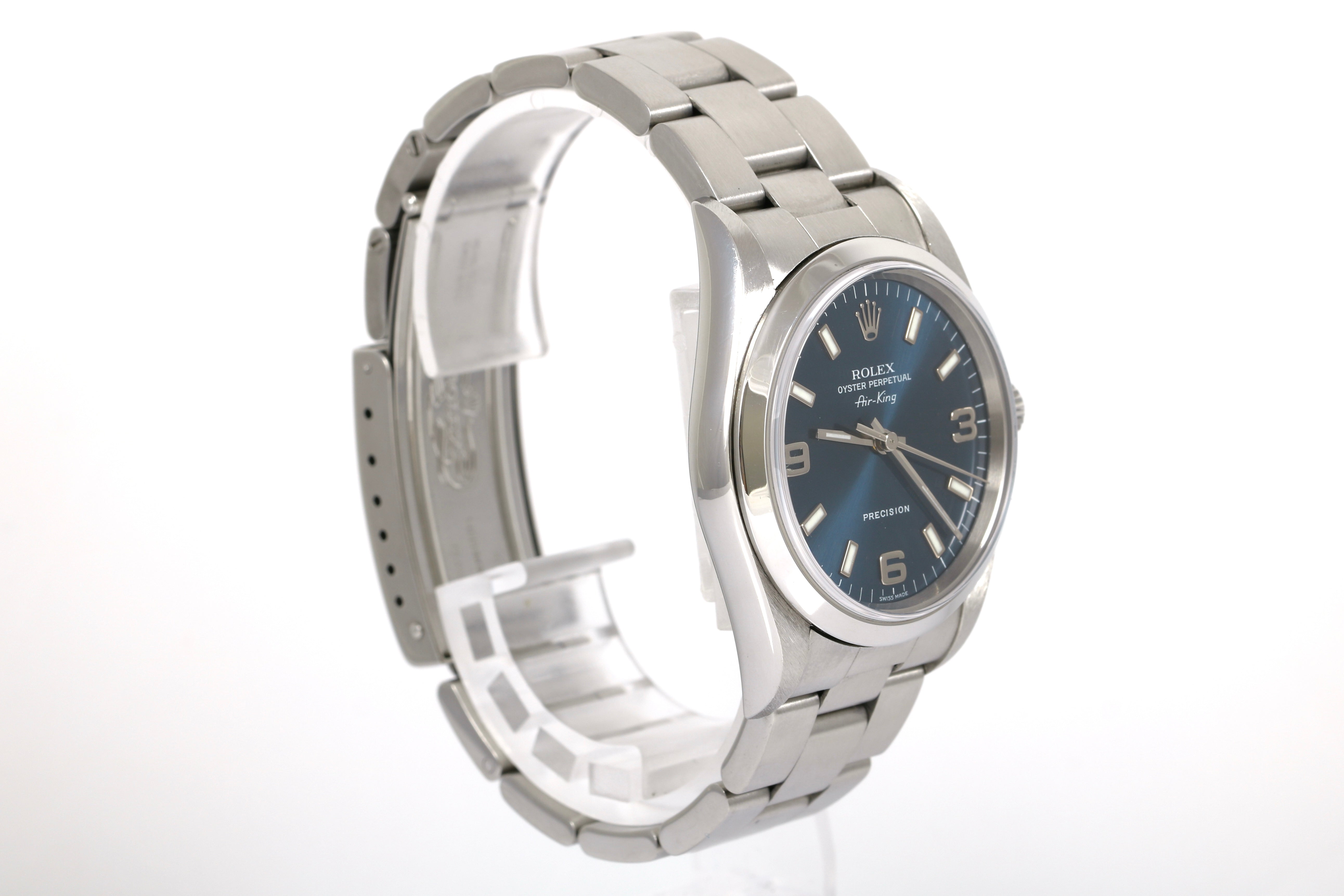 2000 Rolex Oyster Perpetual 34mm - 14000 (Blue Arabic)
