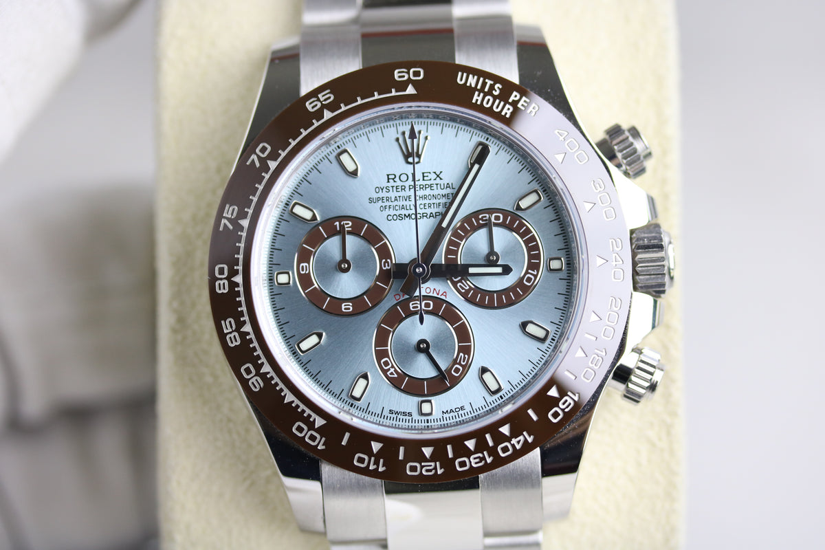 2022 Rolex 116506 Daytona Ice Blue with Box & Papers