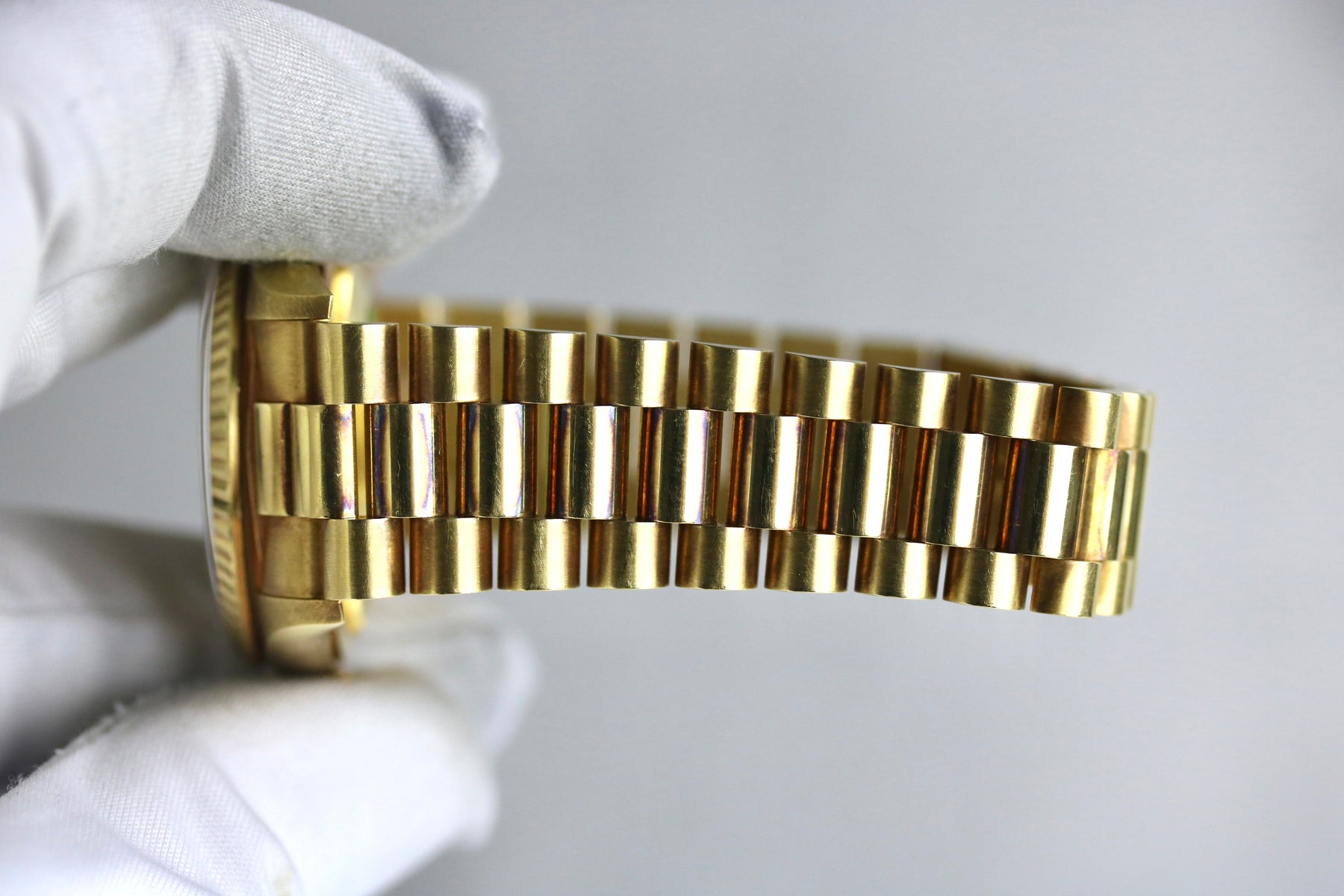 UNPOLISHED 1991 Rolex 18238 Daydate 36mm 18K Yellow Gold