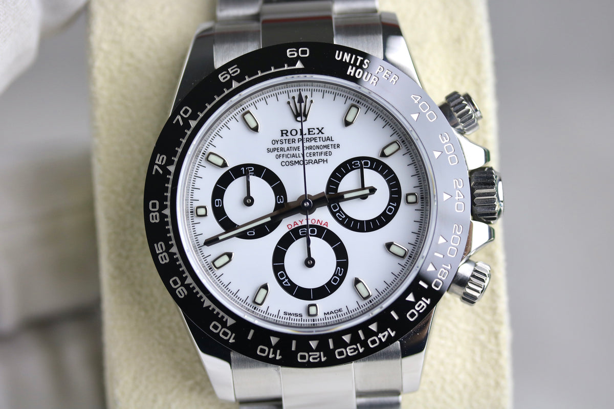 2020 Rolex 116500LN Daytona White Dial Panda with Box & Papers