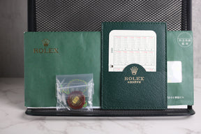 2004 ROLEX 16570 Explorer II Black Dial No Holes Case with Box & Papers