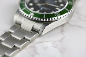 MINT 2007 Rolex 16610LV Submariner Kermit with Box & Papers