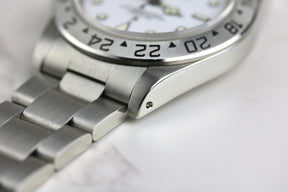 1993 Rolex 16570 Explorer II Polar Cream Patina with Papers