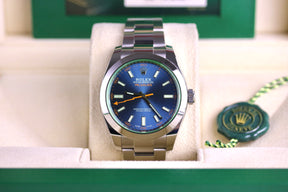 2021 ROLEX 116400GV Milgauss Z-Blue with Box & Papers