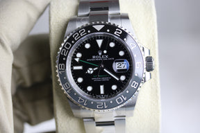 UNWORN 2024 ROLEX 126710GRNR GMT-MASTER II Bruce Wayne with Box & Papers