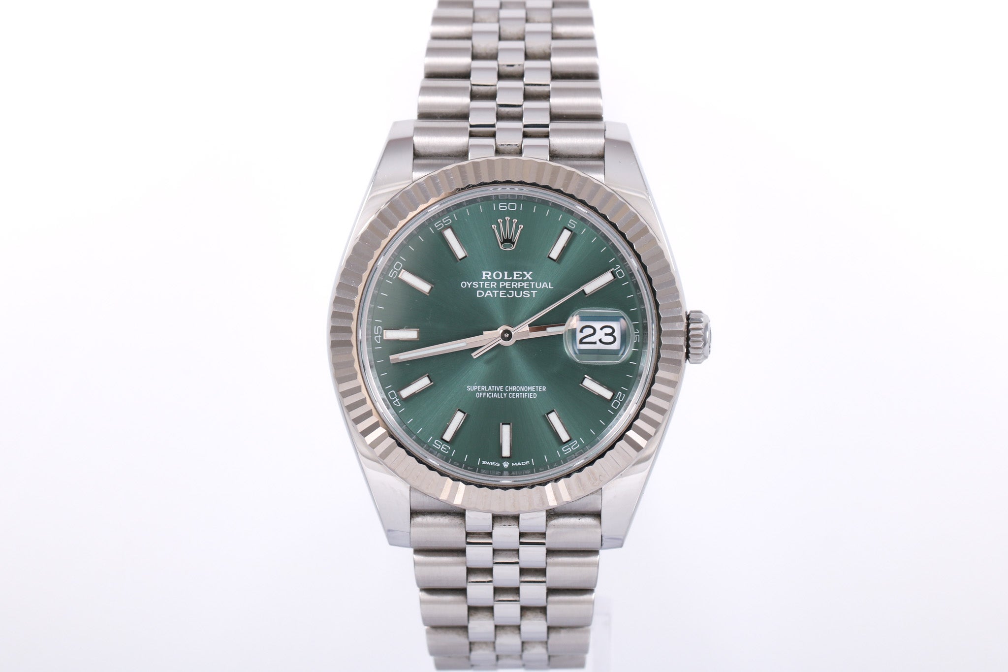 2023 Rolex Datejust 41mm - 126334 (Mint Green)