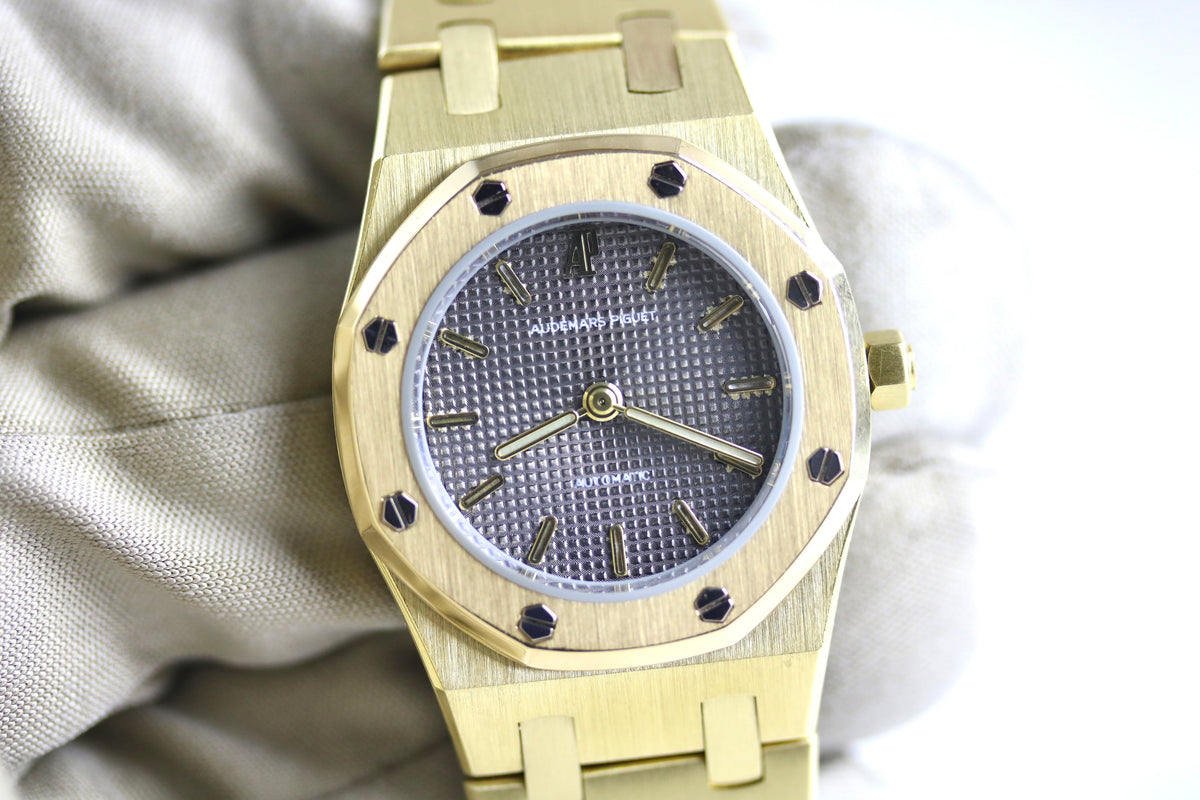 1970s Audemars Piguet 8638BA Royal Oak 29mm 18K Yellow Gold with Service Receipt