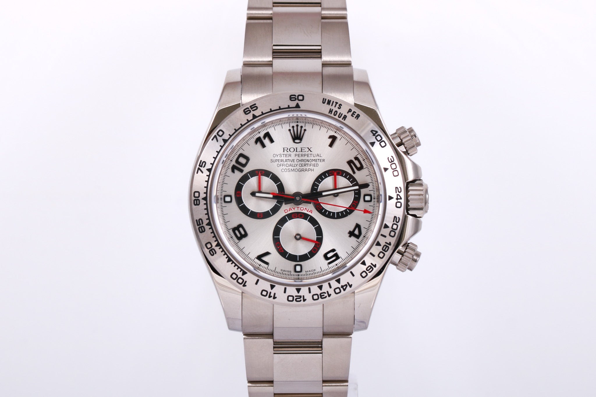 2016 Rolex Daytona 18K White Gold  - 116509 (Silver Racing)