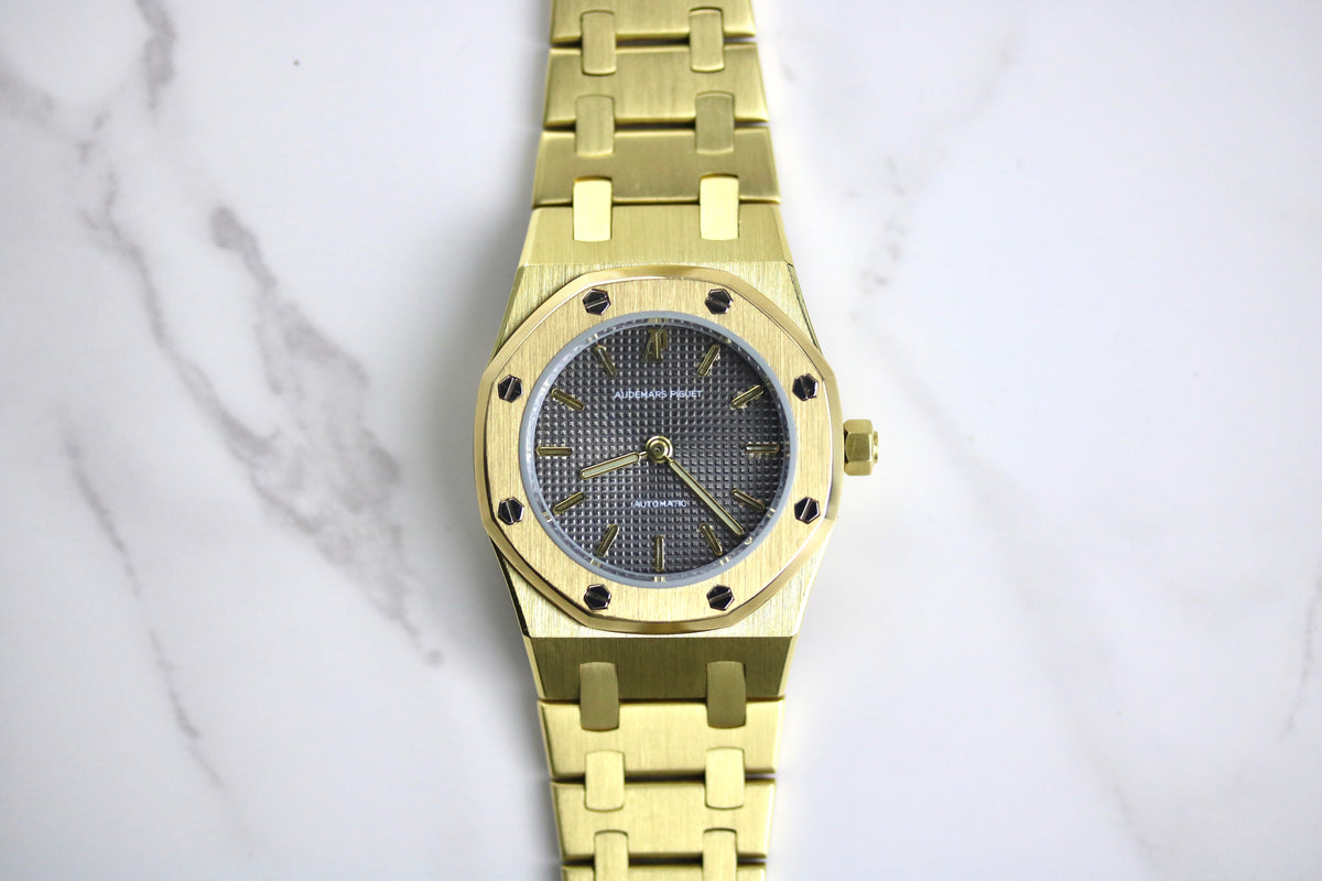 1970s Audemars Piguet 8638BA Royal Oak 29mm 18K Yellow Gold with Service Receipt